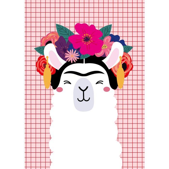 Frida Kahlo Llama