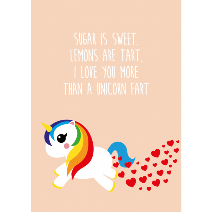 I Like You More Than Unicorn Fart