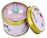 Unicorn Tales Tin Candle