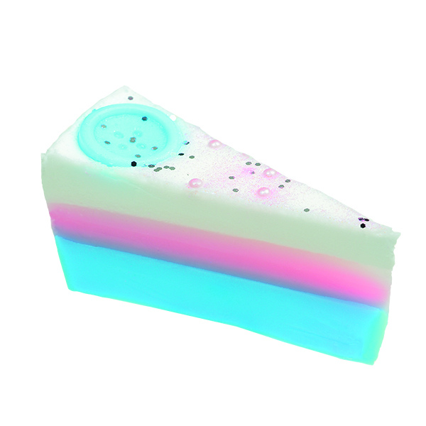 Cute as a Button Soap Cake Slice