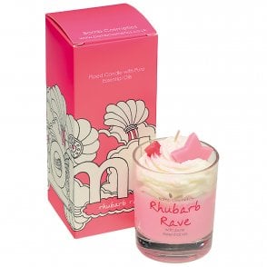 Rhubarb Rave Piped Candle