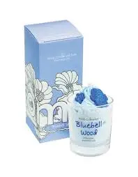 Bluebell Wood Whipped Piped Candle