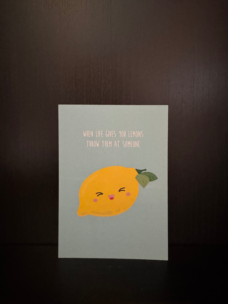 Got Lemons Throw Them