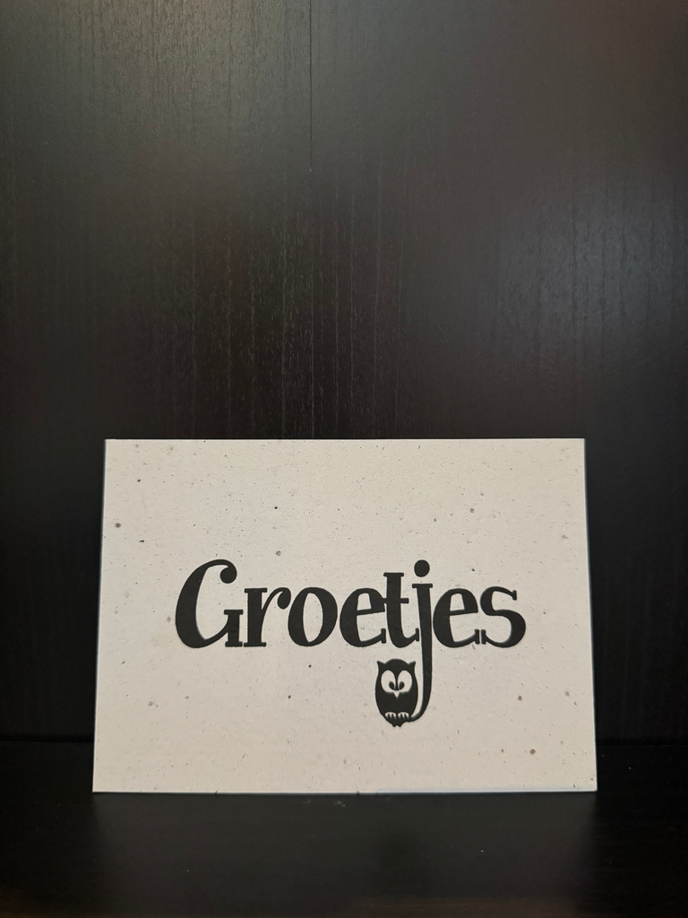 Groetjes - Plantbaar Kaartje