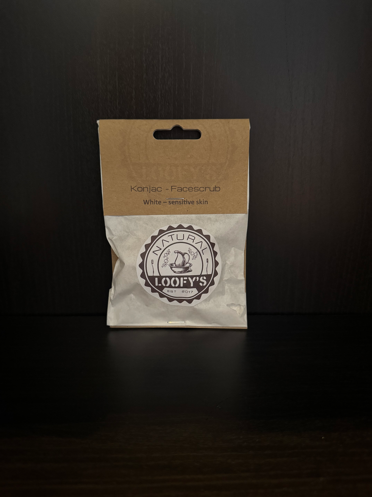 Konjac Gezichtsscrub - Gevoelige Huid