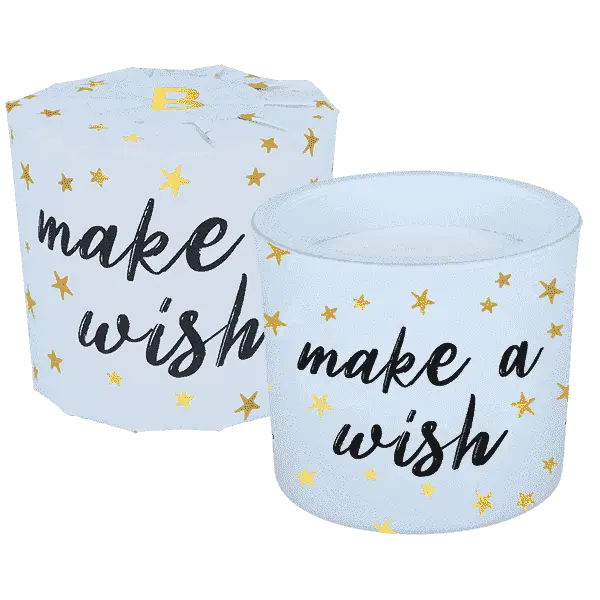 Make A Wish - Wrapped Candle