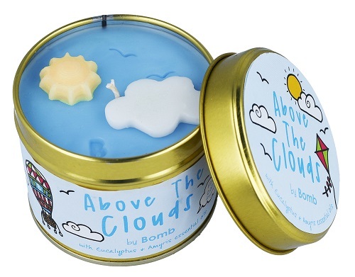 Above The Clouds Tin Candle