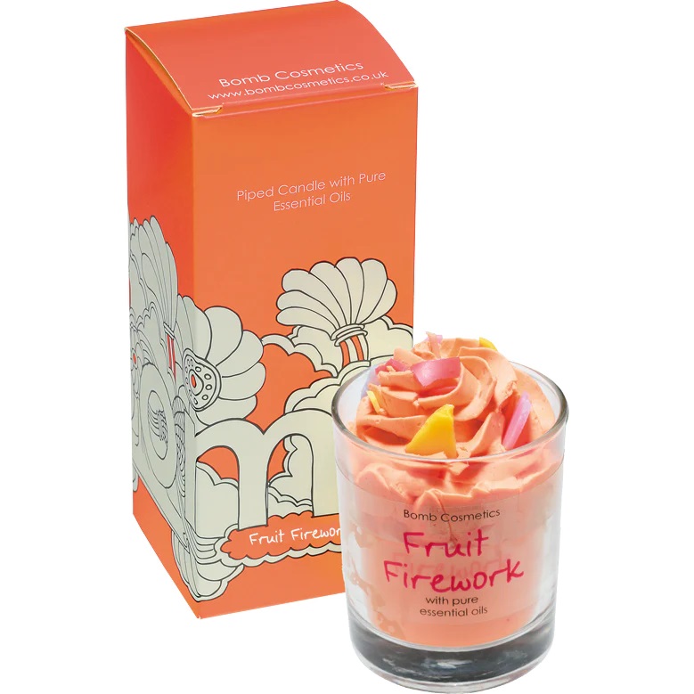 Fruit Firework Piped Candle