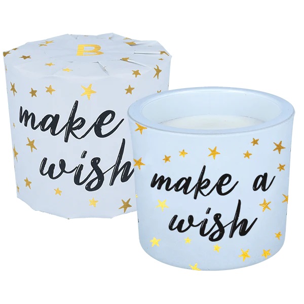Make A Wish - Wrapped Candle