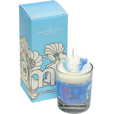 [BC] Cotton Clouds Piped Candle