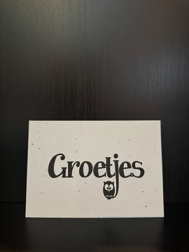 [BYM] Groetjes - Plantbaar Kaartje