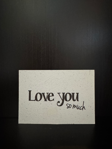 [BYM] Love You So Much - Plantbaar Kaartje