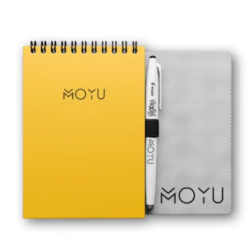 [MOY] Notepad A6 Geel Herschrijfbaar