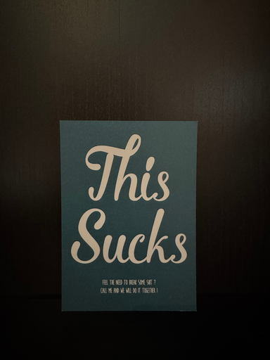 [SI] This Sucks Call Me