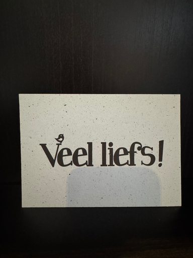 [BYM] Veel Liefs - Plantbaar Kaartje