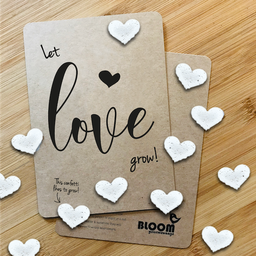 [BYM] Let Love Grow - Confetti Kaartje