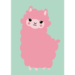 [SI] Roze Alpaca